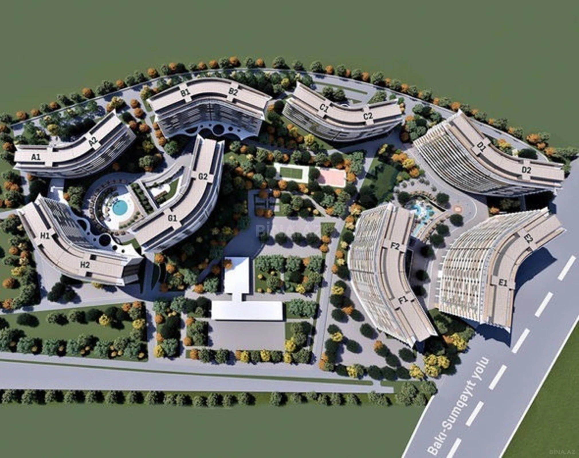 Satılır 3 otaqlı mənzil 115 m²