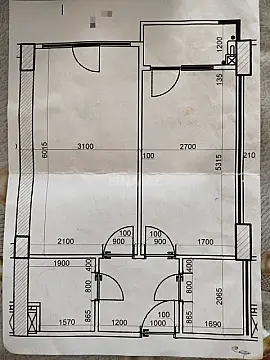 Satılır 2 otaqlı mənzil 55 m²