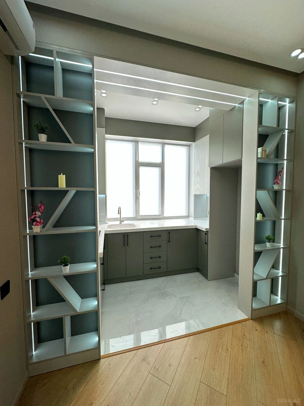 Satılır 2 otaqlı mənzil 55 m²