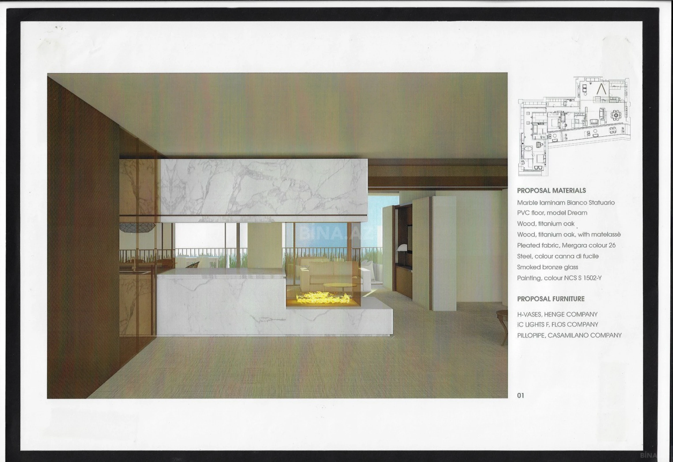 Satılır 4 otaqlı mənzil 288.8 m²