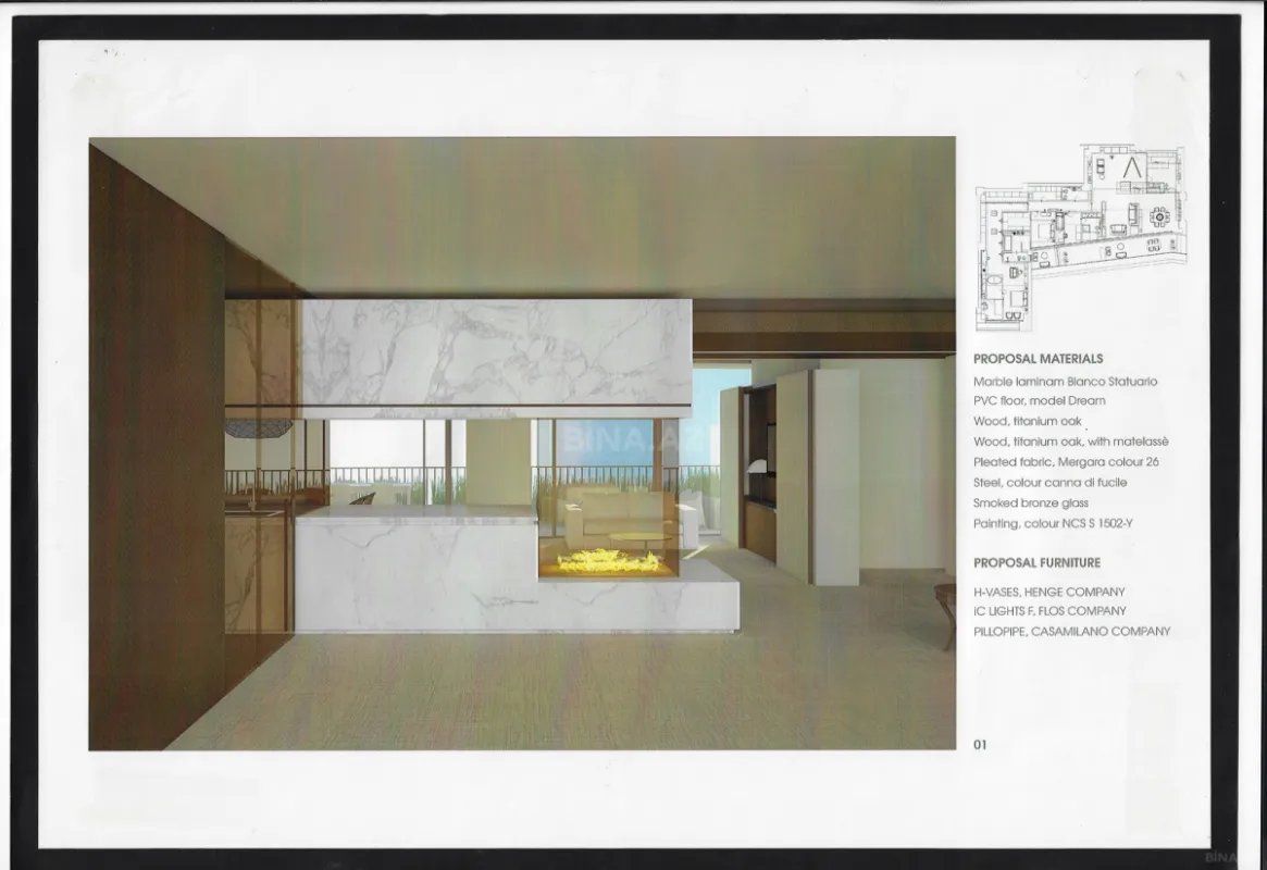 Satılır 4 otaqlı mənzil 288.8 m²