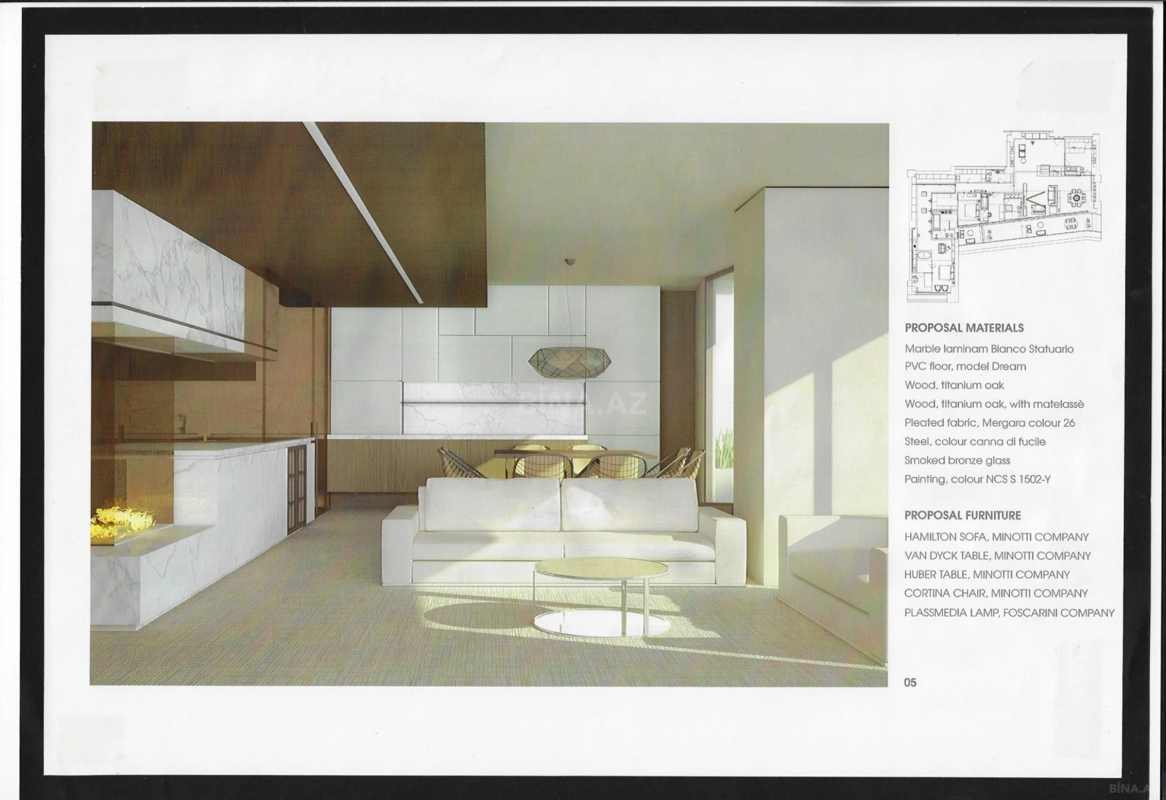 Satılır 4 otaqlı mənzil 288.8 m²