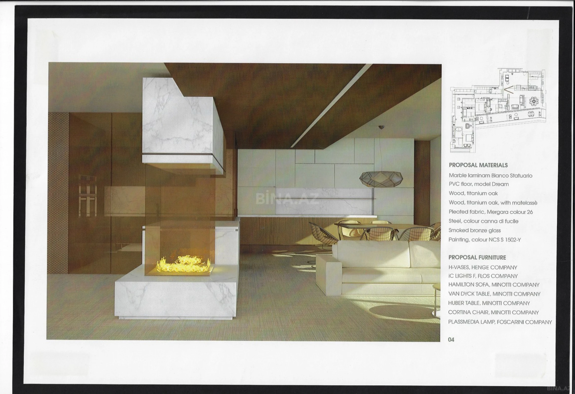 Satılır 4 otaqlı mənzil 288.8 m²