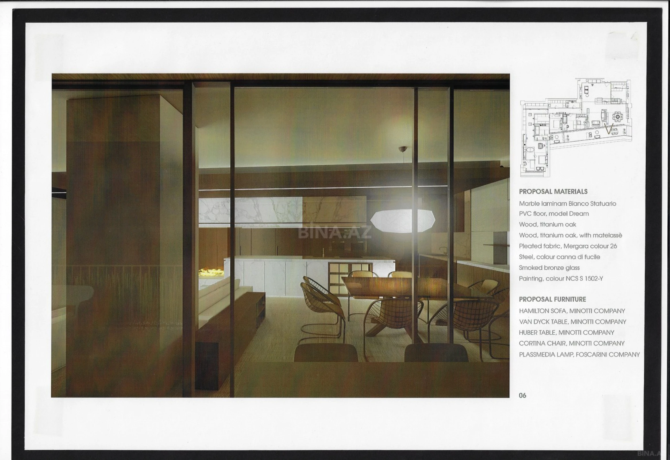 Satılır 4 otaqlı mənzil 288.8 m²