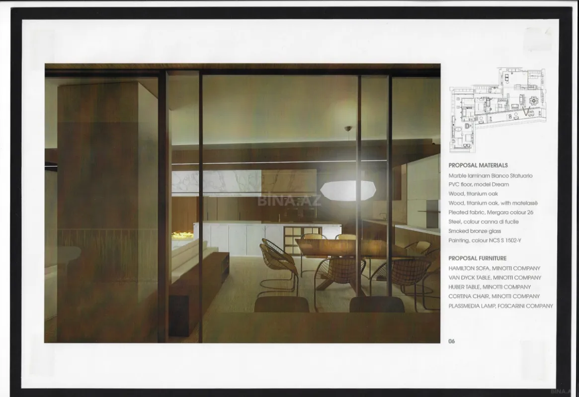 Satılır 4 otaqlı mənzil 288.8 m²