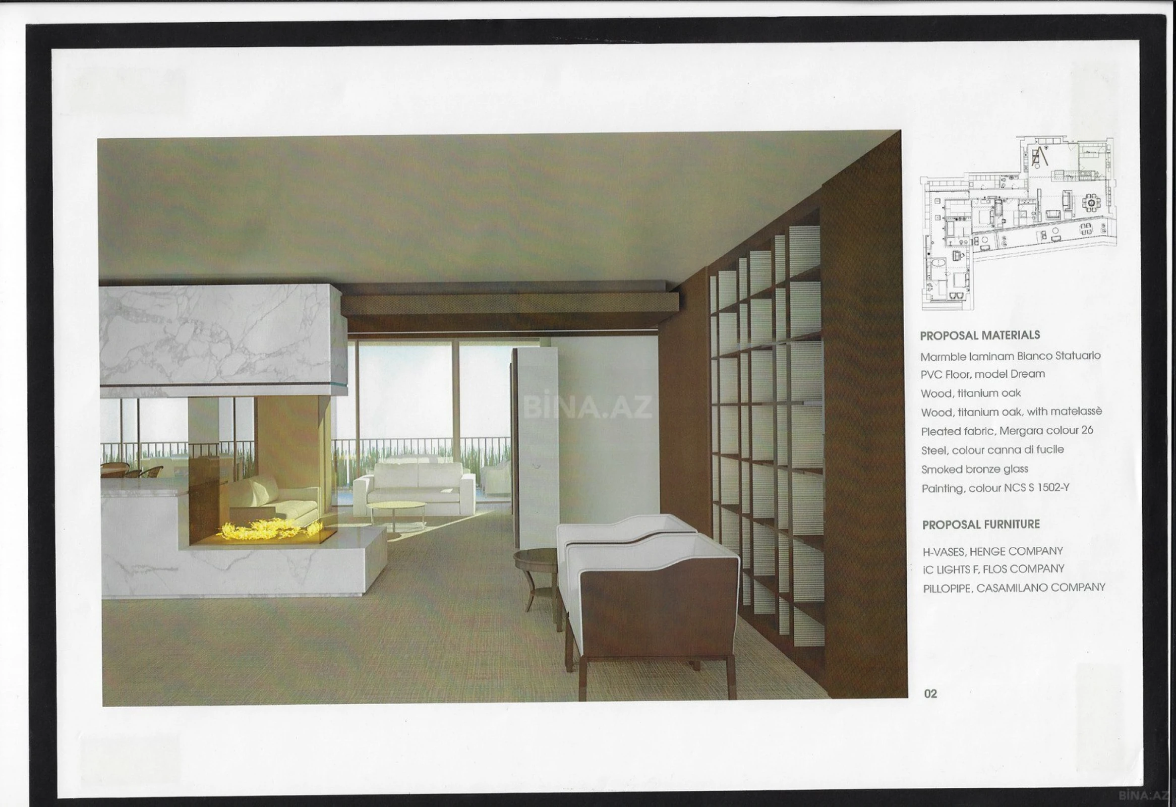 Satılır 4 otaqlı mənzil 288.8 m²