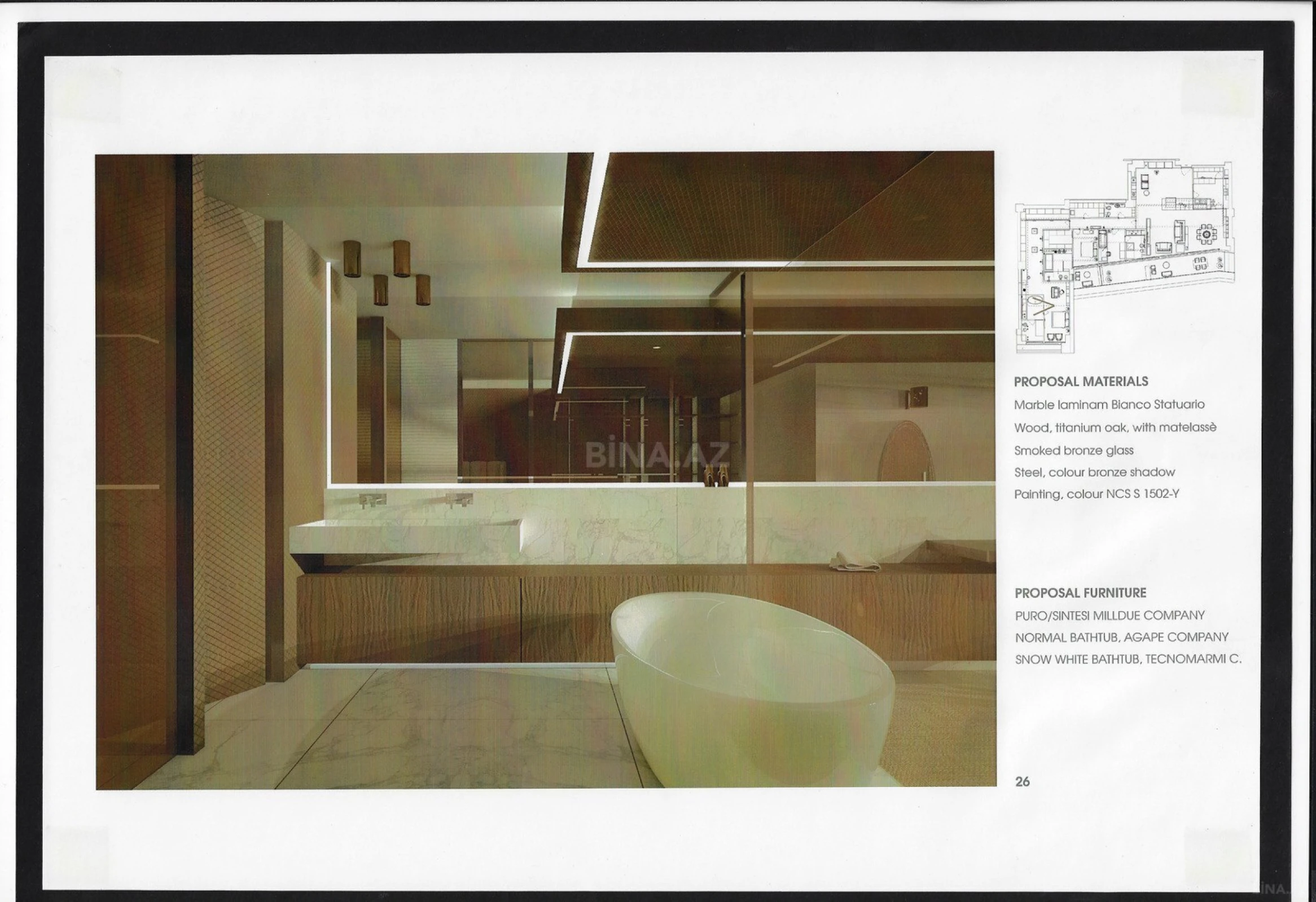 Satılır 4 otaqlı mənzil 288.8 m²