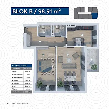 Satılır 3 otaqlı mənzil 100 m²