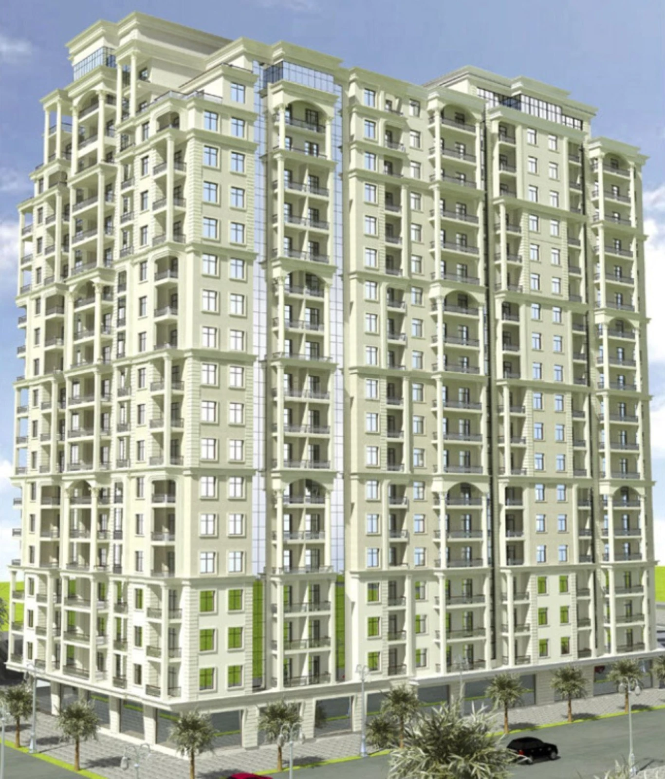 Satılır 4 otaqlı mənzil 205 m²