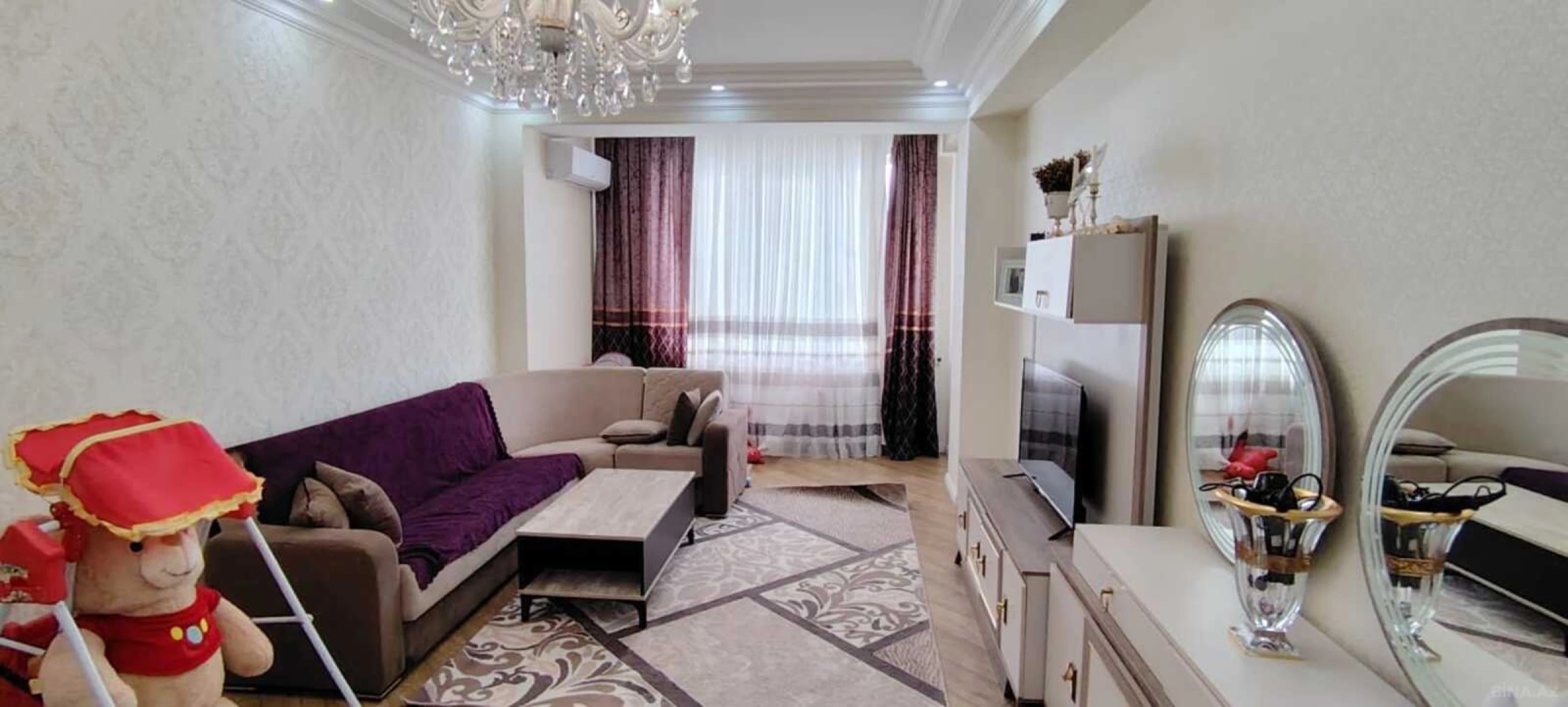Satılır 2 otaqlı mənzil 72 m²