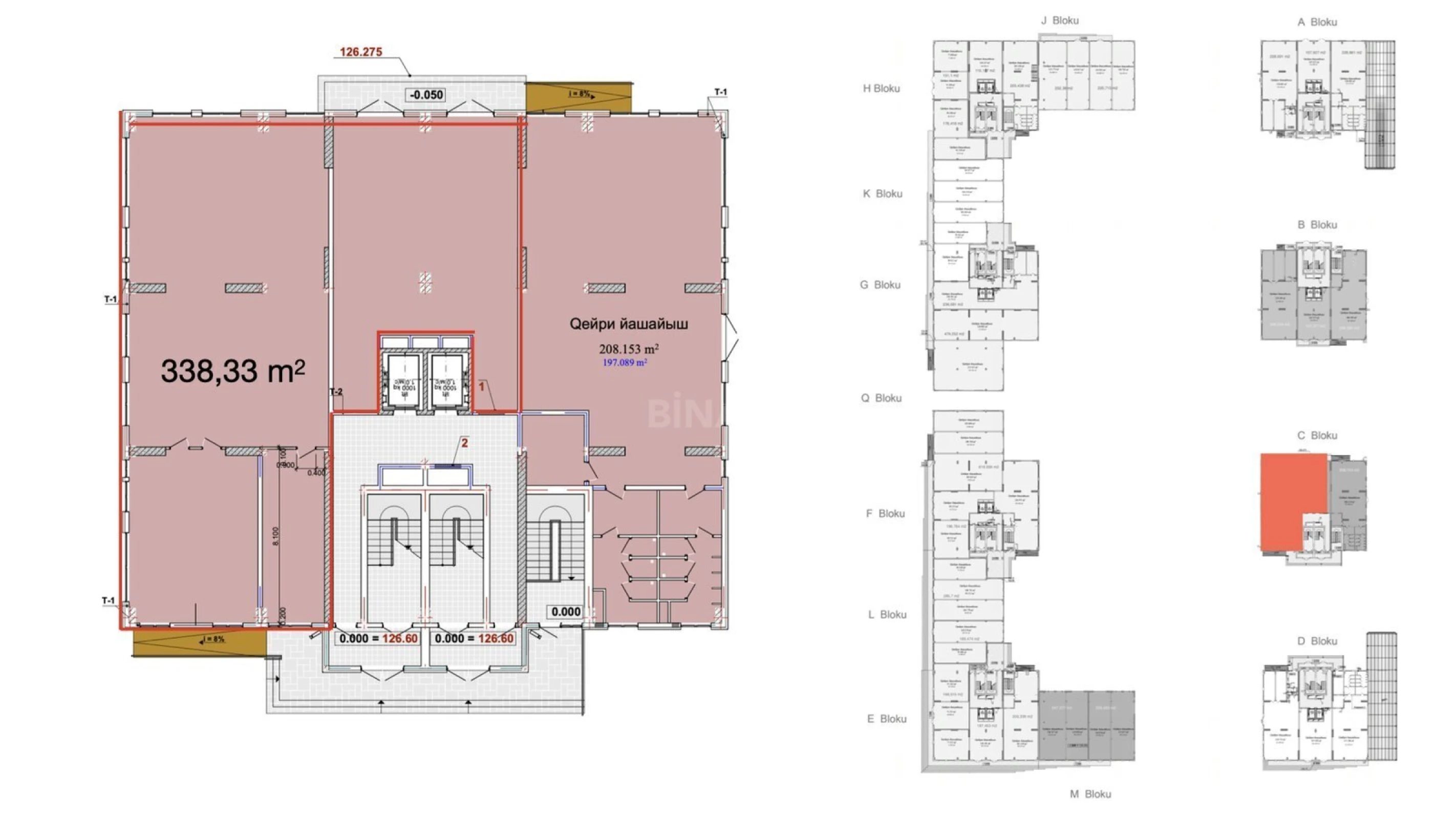 Satılır obyekt 338.3 m²