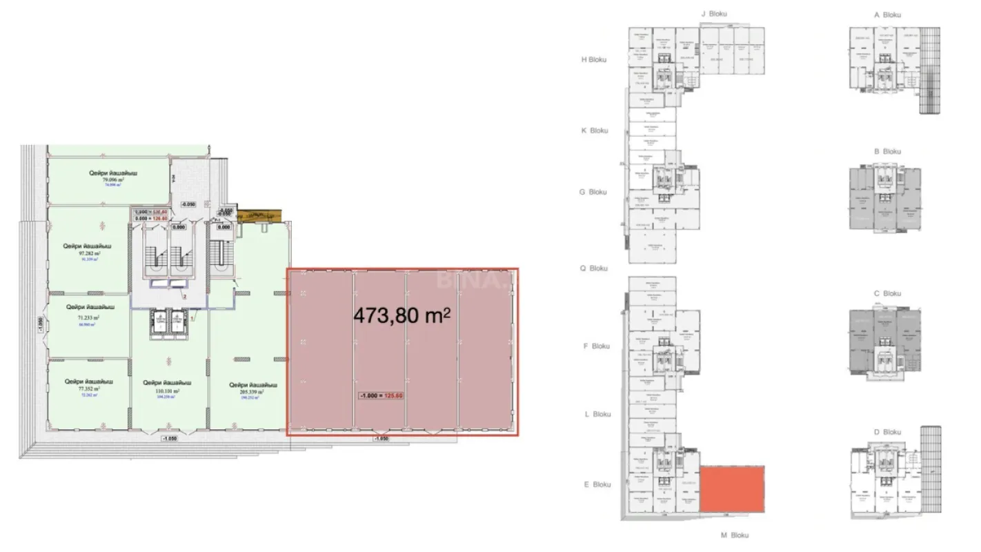 Satılır obyekt 473.8 m²