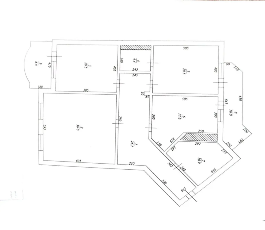 Satılır 3 otaqlı mənzil 155 m²