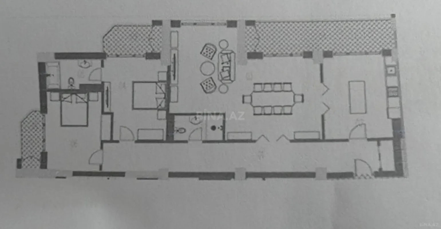 Satılır 3 otaqlı mənzil 159.3 m²