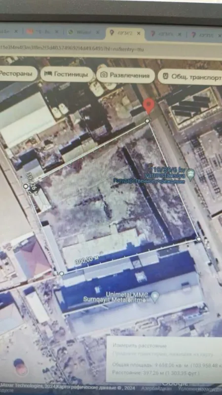 Satılır torpaq sahəsi 100 m²