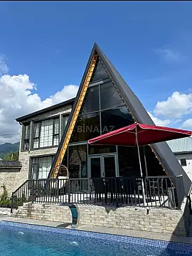 Kirayə verilir 5 otaqlı həyət evi 200 m² — Qəbələ 5 otaq 200.00 m²