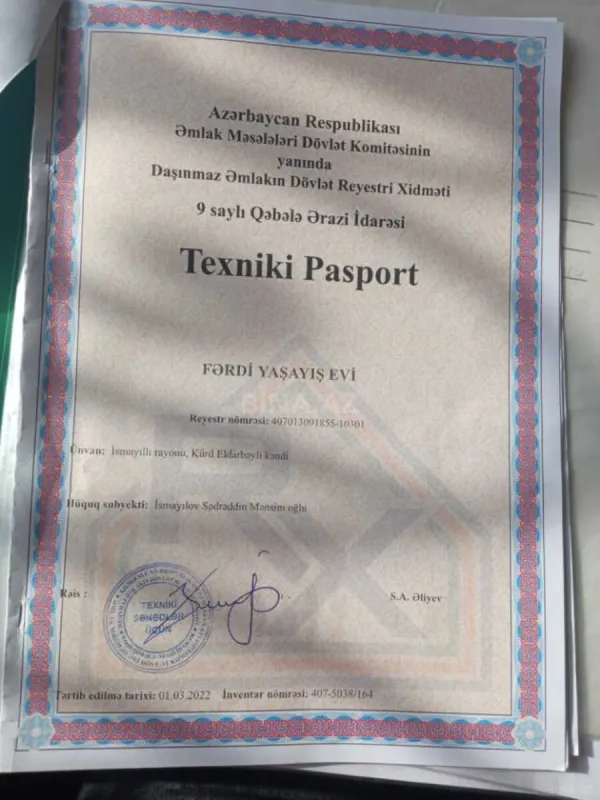 Satılır 2 otaqlı həyət evi 60 m²