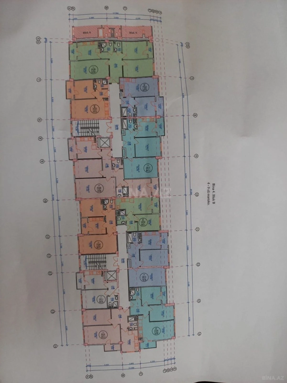 Satılır 3 otaqlı mənzil 86 m²