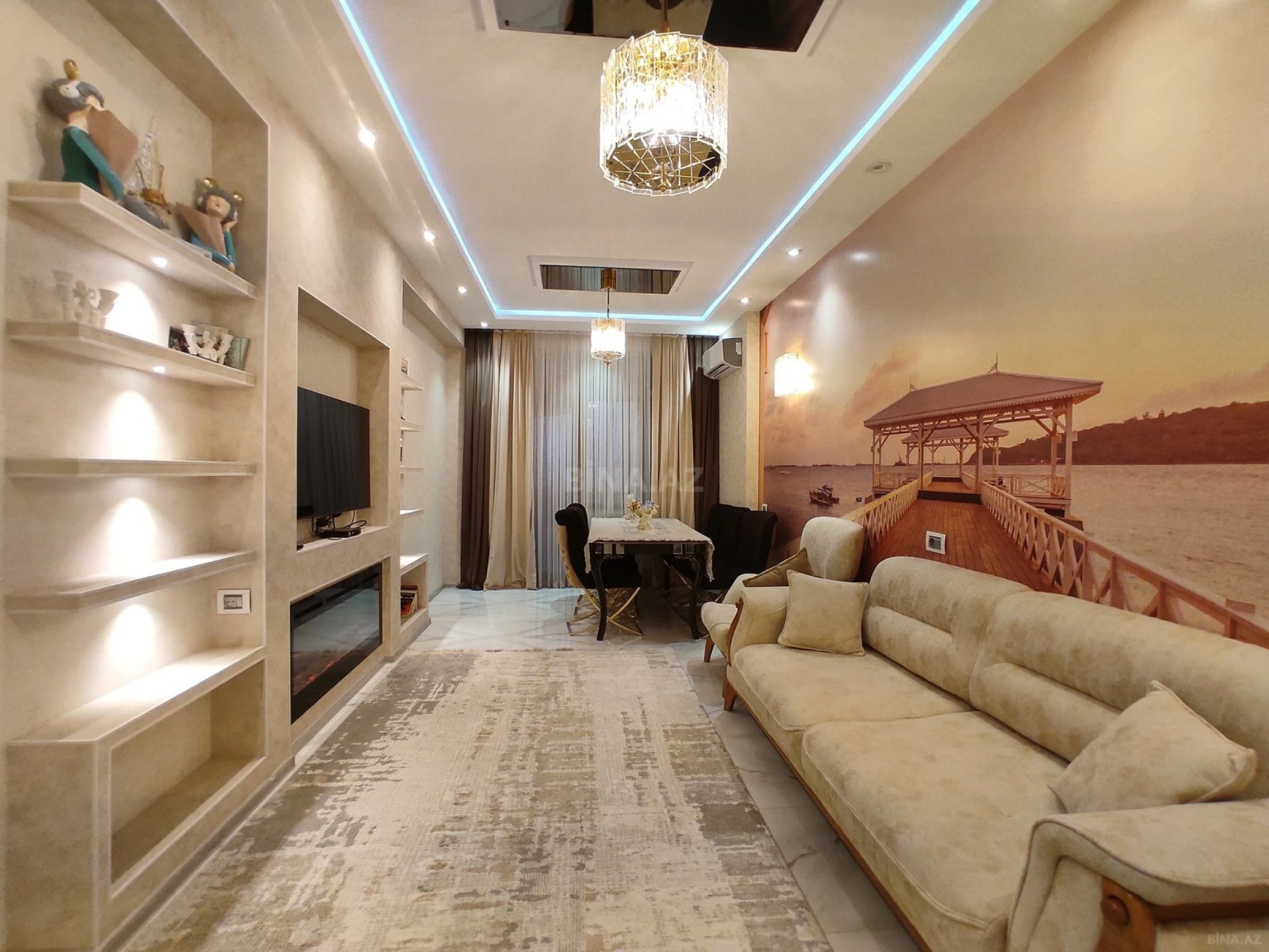 Satılır 3 otaqlı mənzil 126 m²
