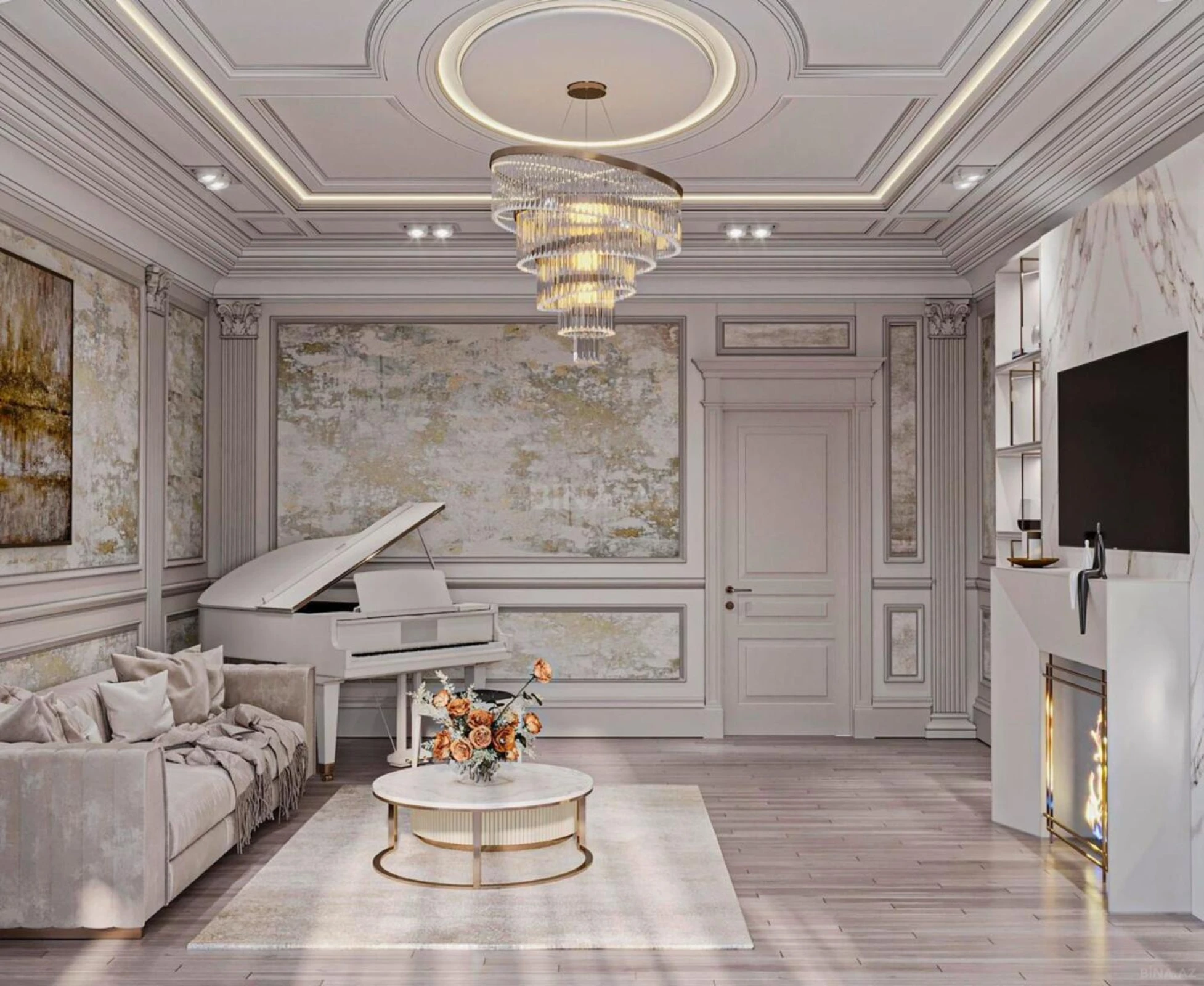 Satılır 4 otaqlı mənzil 154 m²