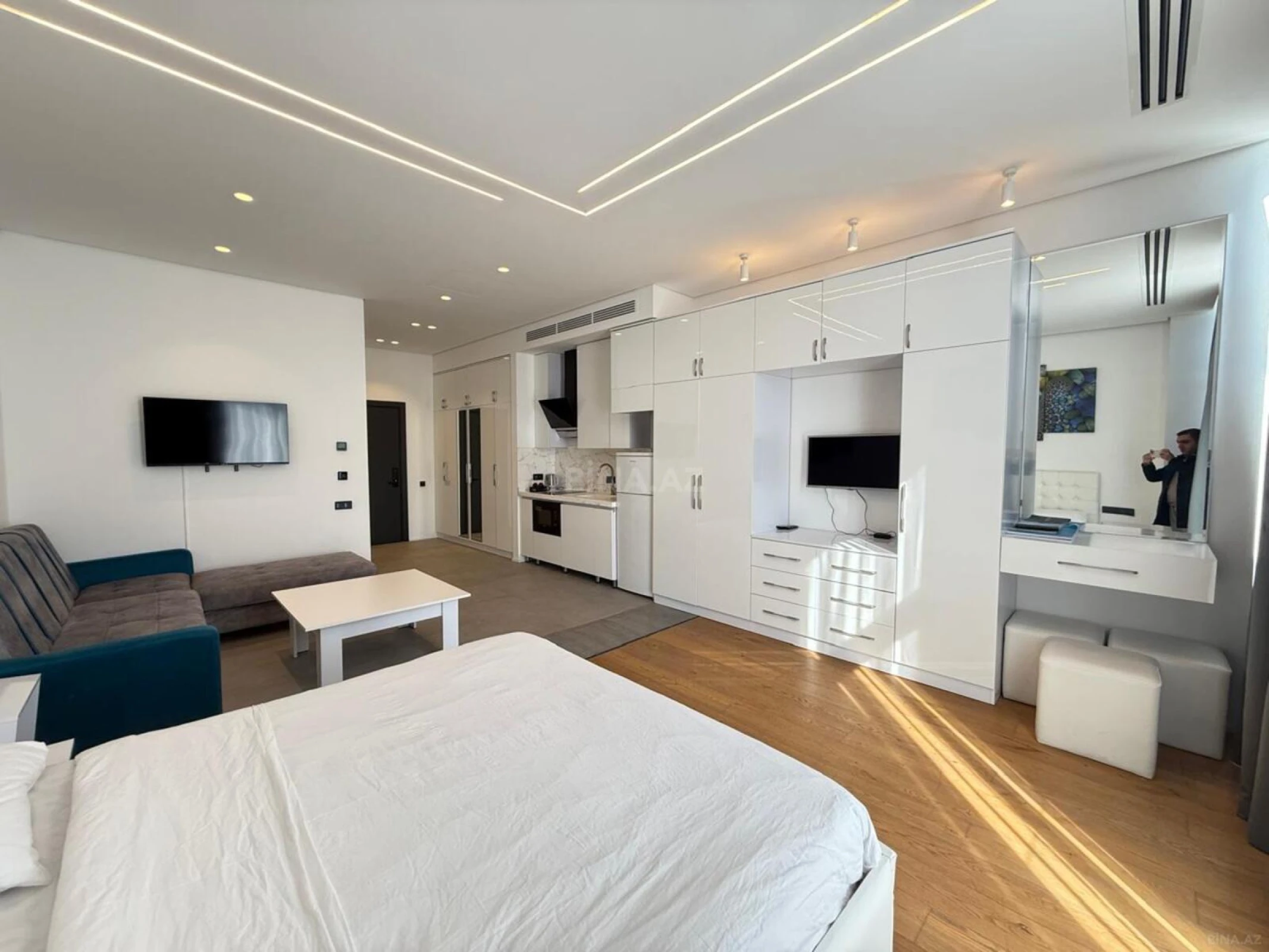 Satılır 1 otaqlı mənzil 47.4 m²