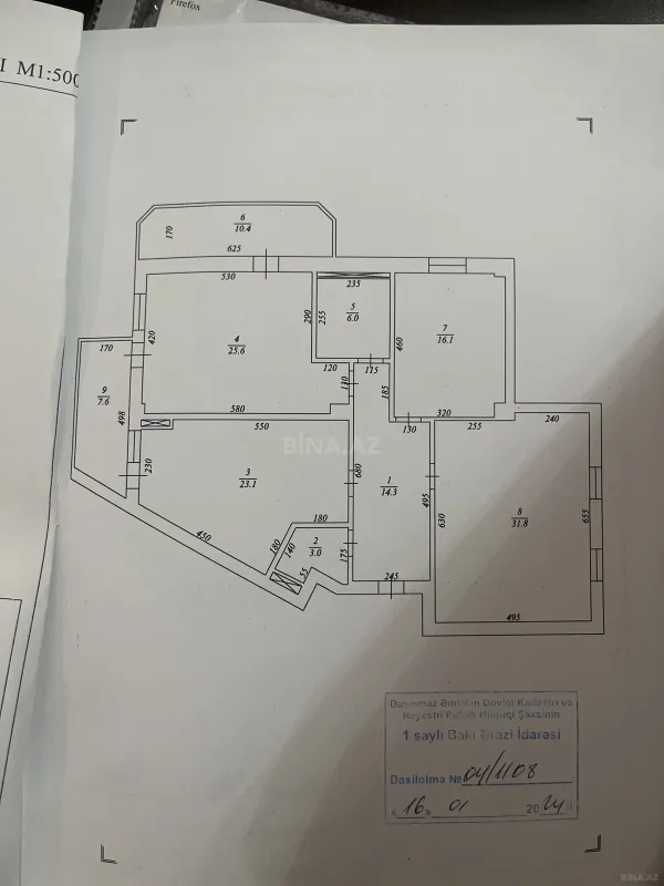 Satılır 3 otaqlı mənzil 156 m²