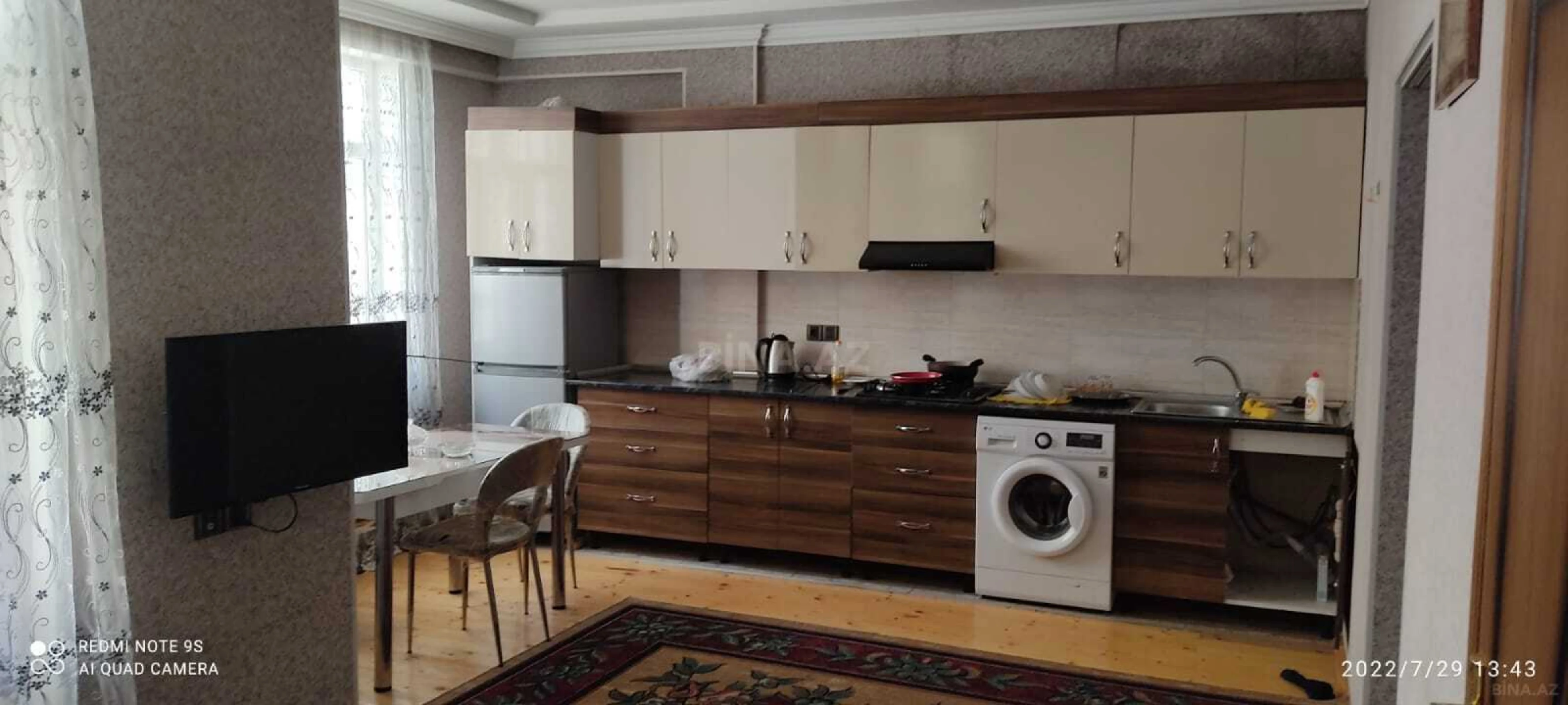 Kirayə verilir 2 otaqlı mənzil 60 m²