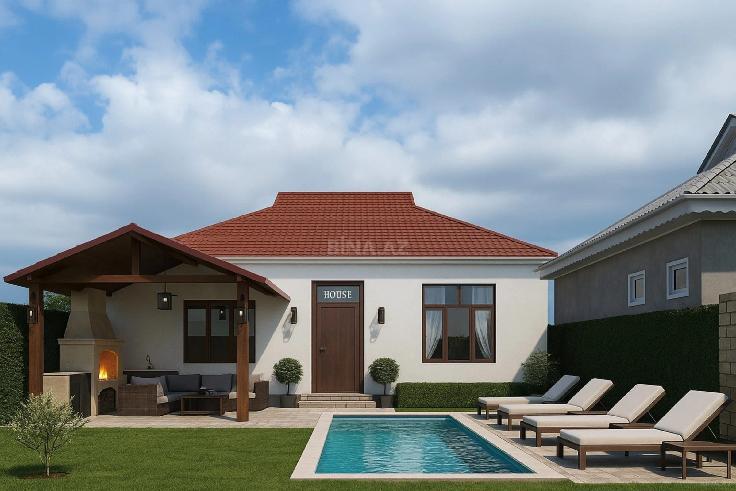 Satılır 5 otaqlı həyət evi 100 m²