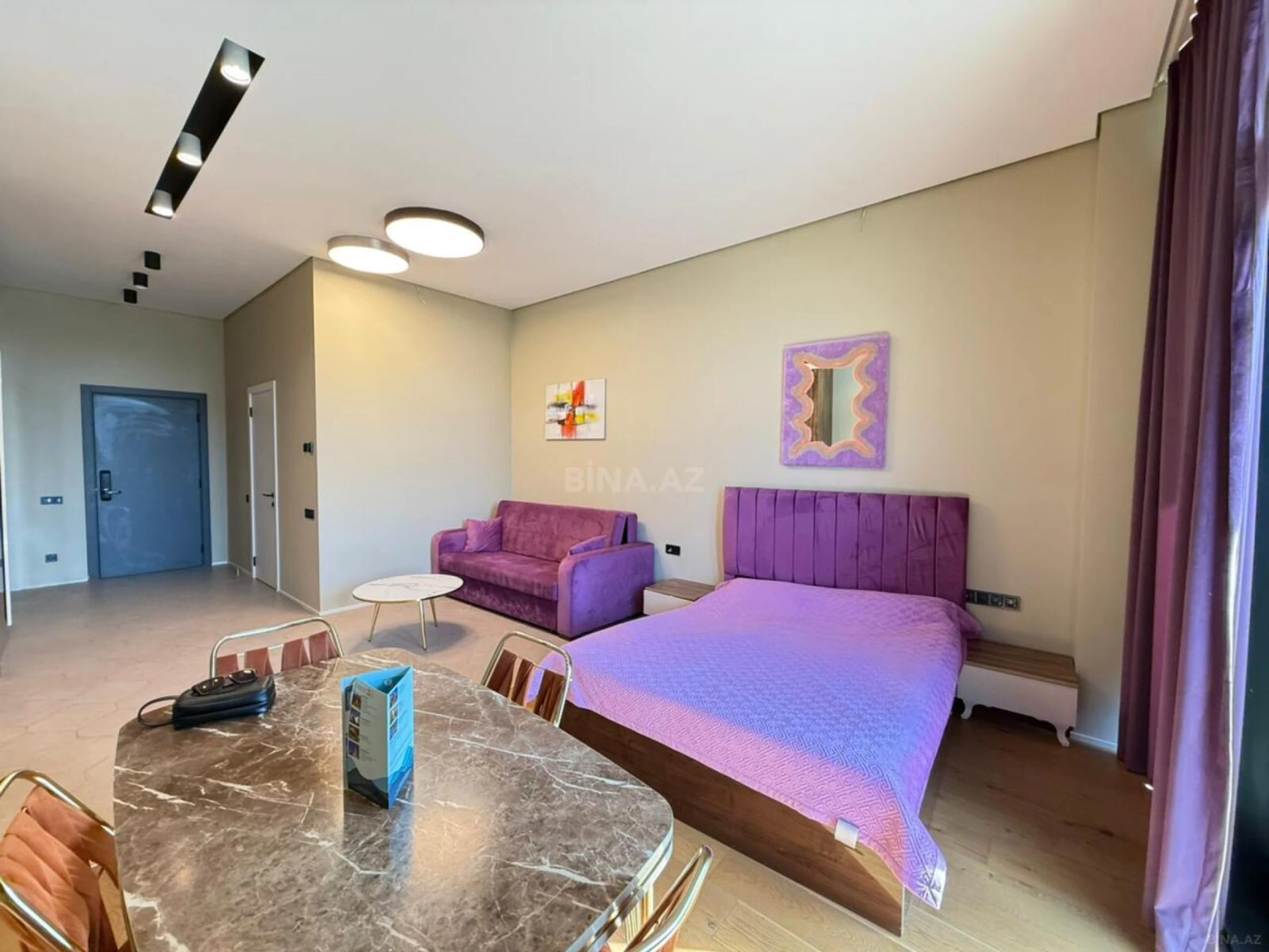 Satılır 1 otaqlı mənzil 44.8 m²