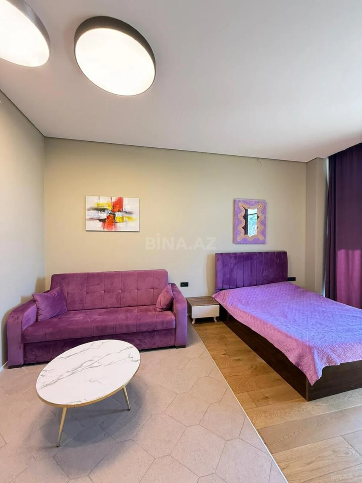 Satılır 1 otaqlı mənzil 44.8 m²