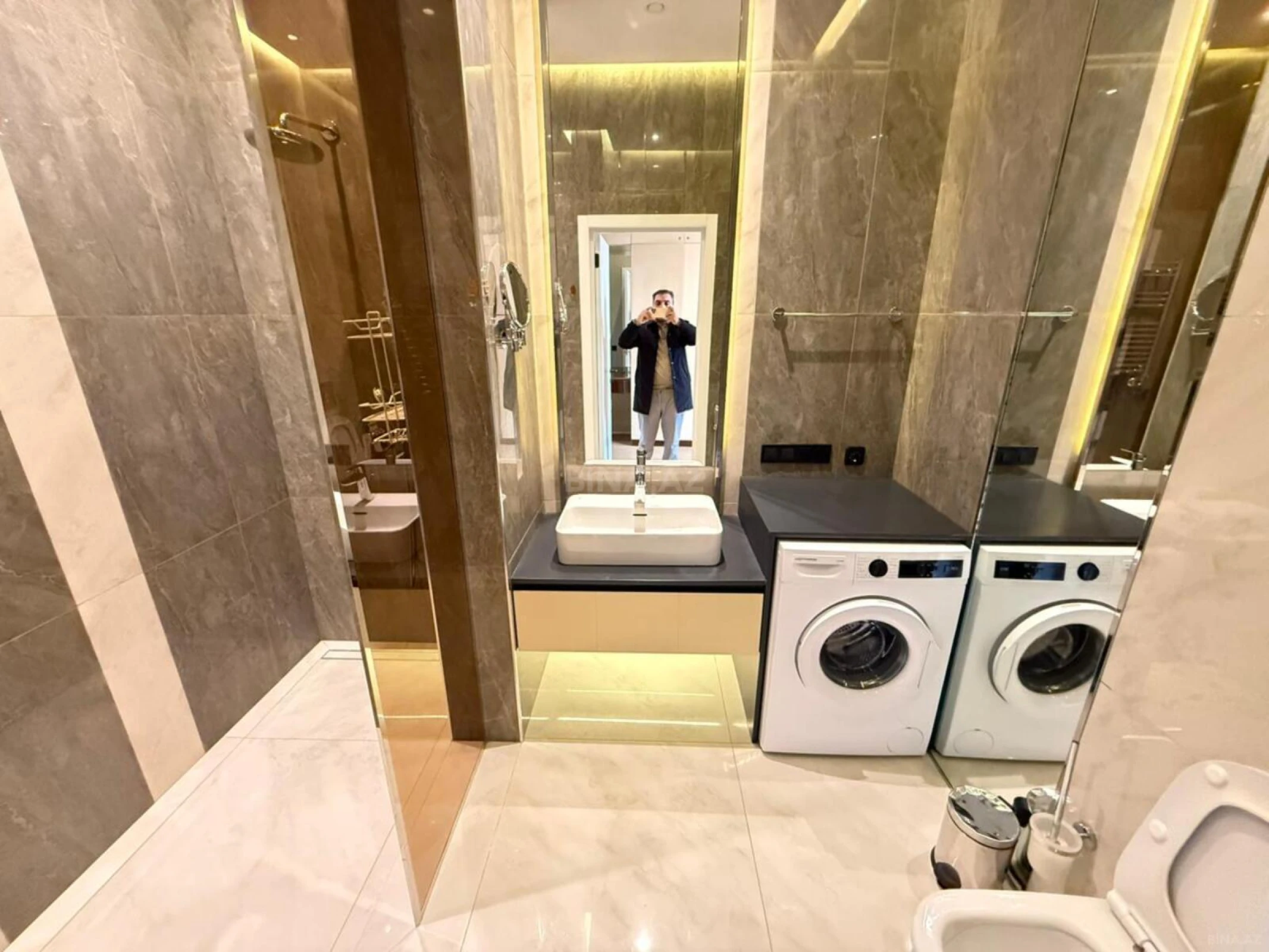 Satılır 1 otaqlı mənzil 44.8 m²