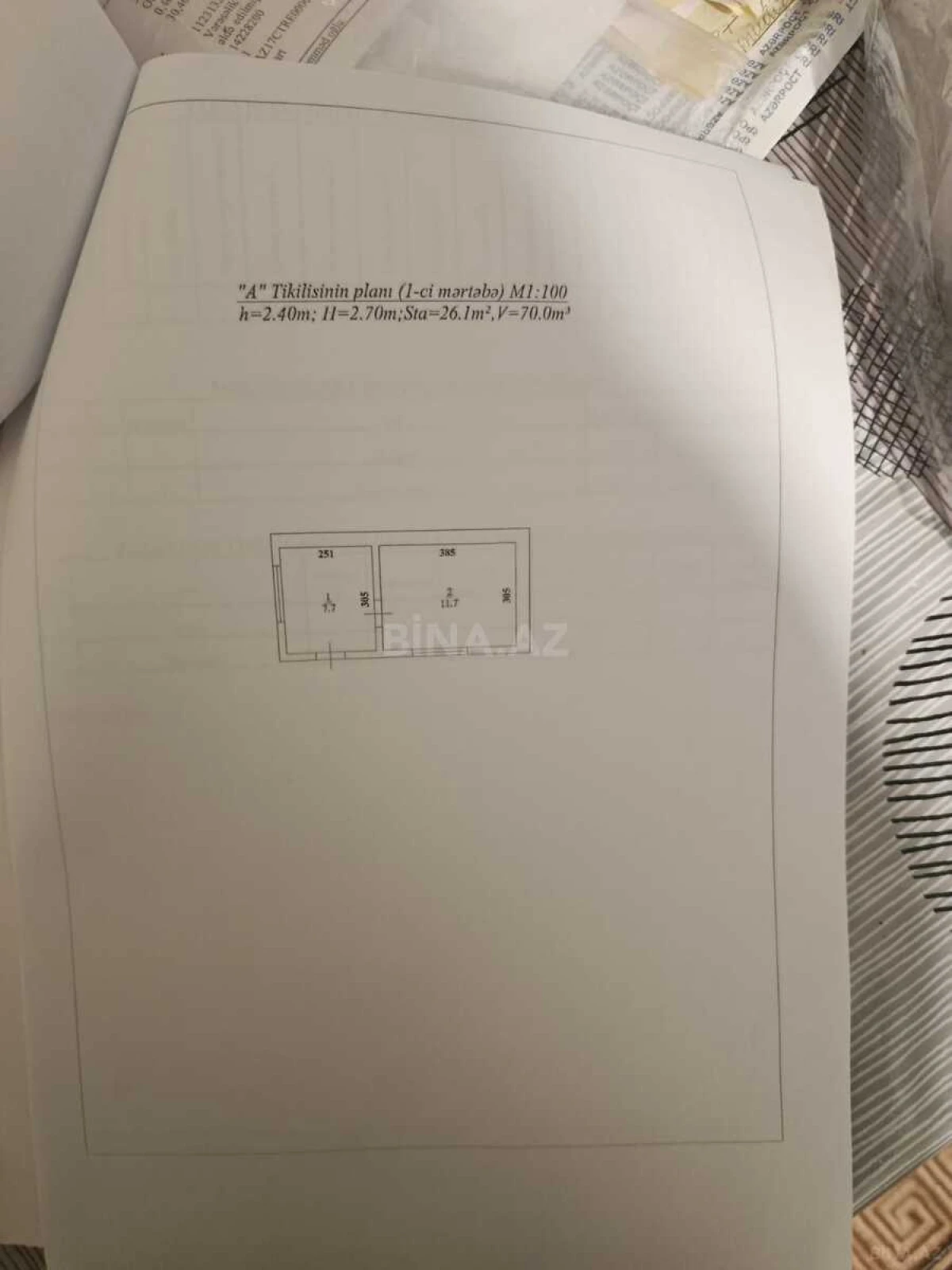 Satılır 2 otaqlı həyət evi 19.4 m²