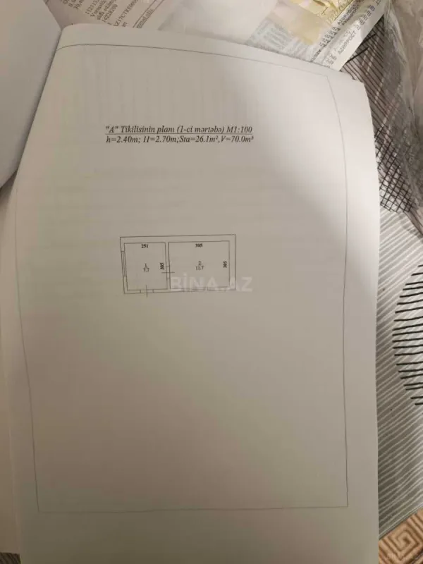 Satılır 2 otaqlı həyət evi 19.4 m²