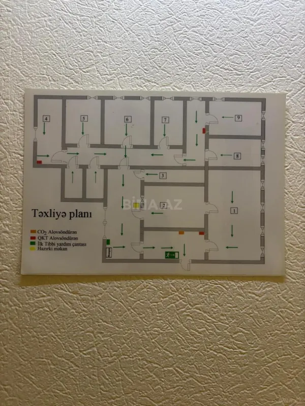 Kirayə verilir 8 otaqlı ofis 362 m²