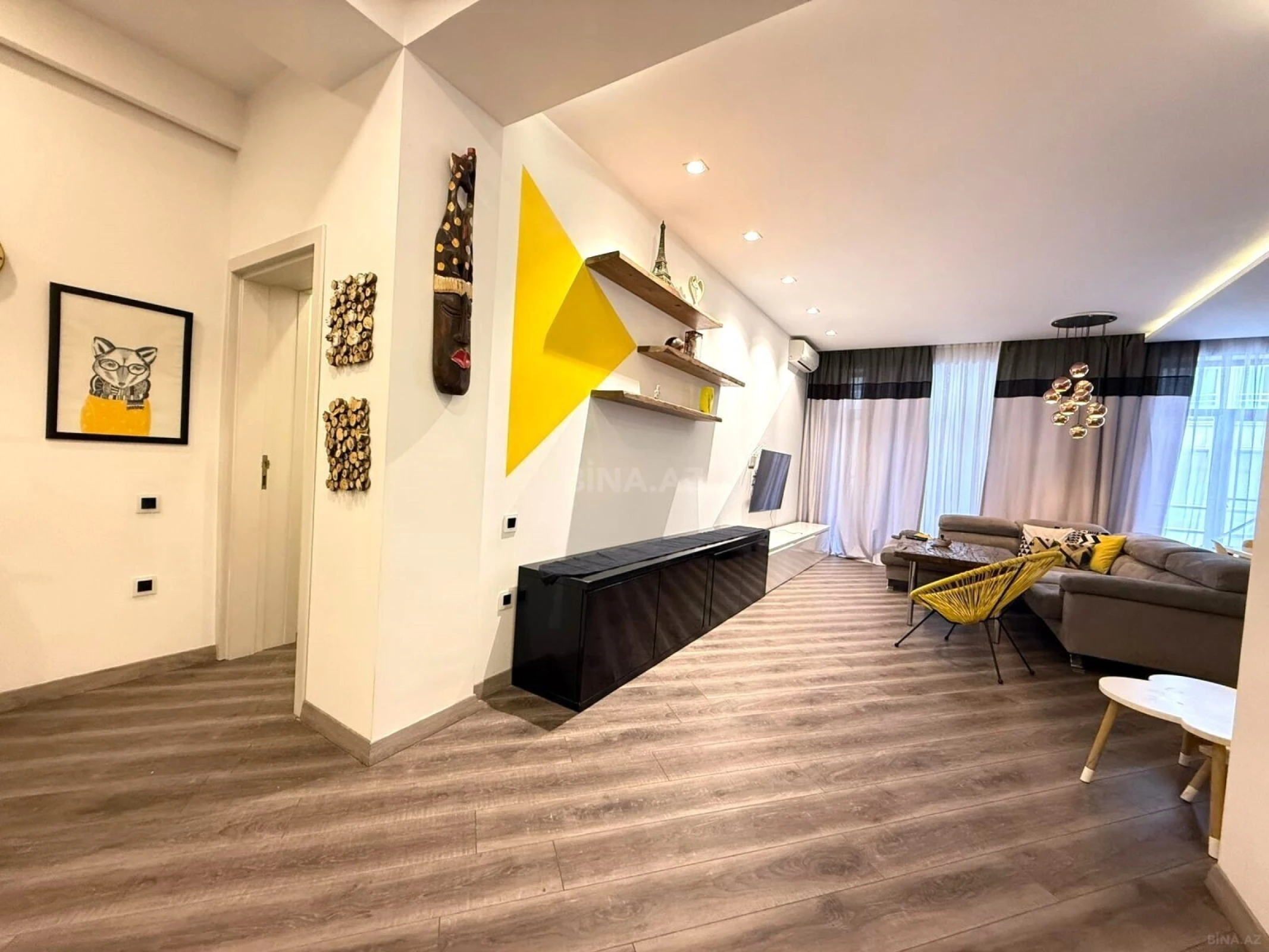 Kirayə verilir 3 otaqlı mənzil 100 m²