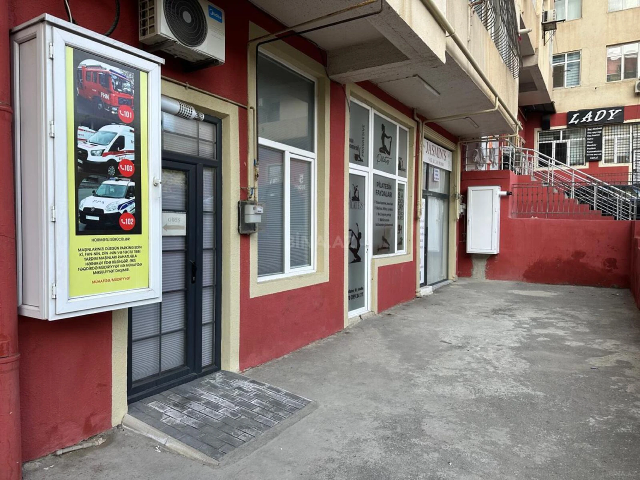 Kirayə verilir obyekt 55 m²