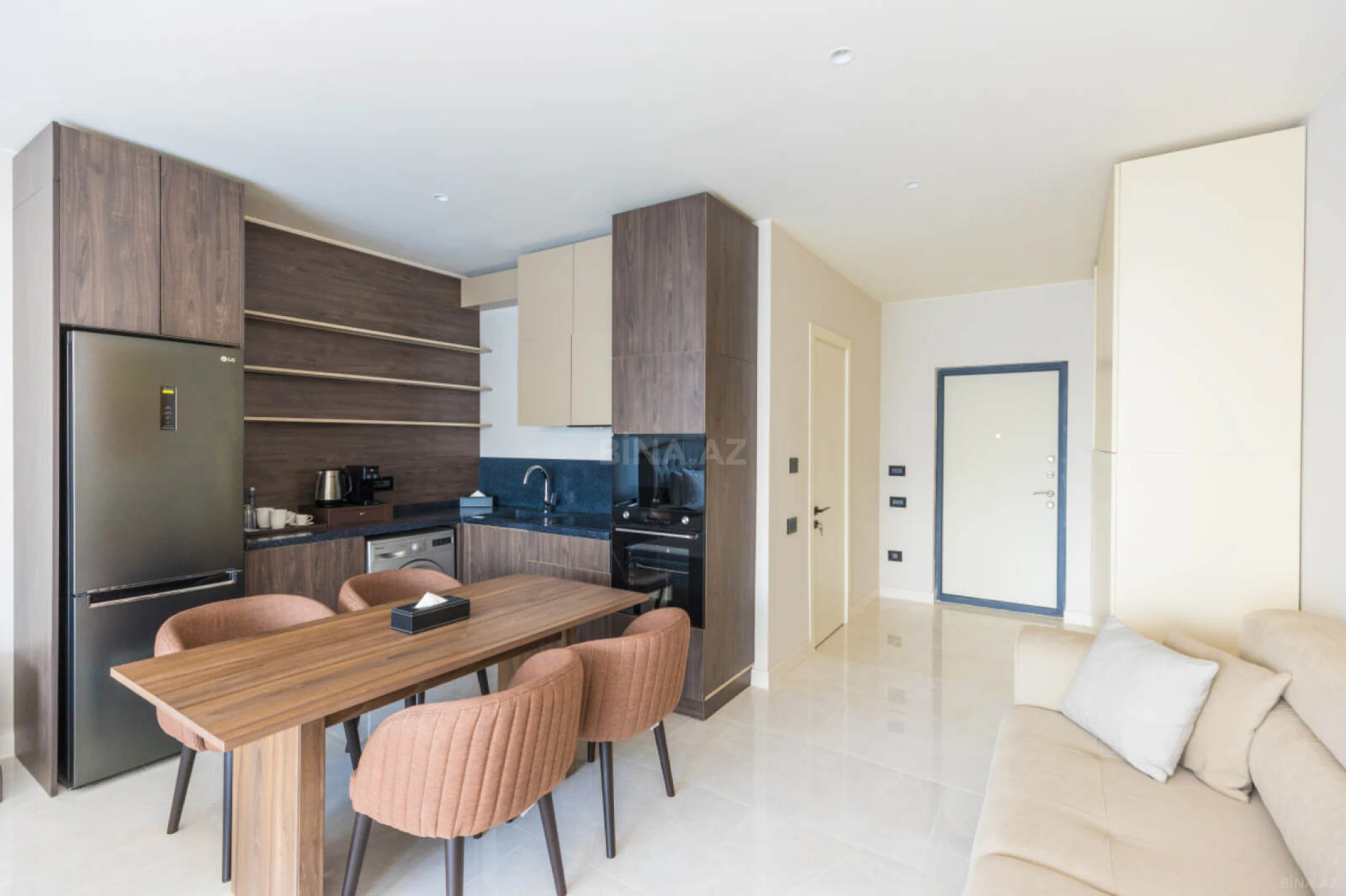 Satılır 1 otaqlı mənzil 58 m²