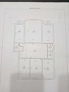 Satılır 5 otaqlı mənzil 245 m²