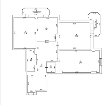 Satılır 3 otaqlı mənzil 138 m²