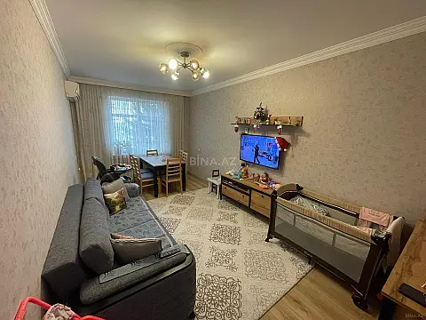 Satılır 2 otaqlı mənzil 60 m² — Bakı, M.Ə.Rəsulzadə qəs. 2 otaq 60.00 m²