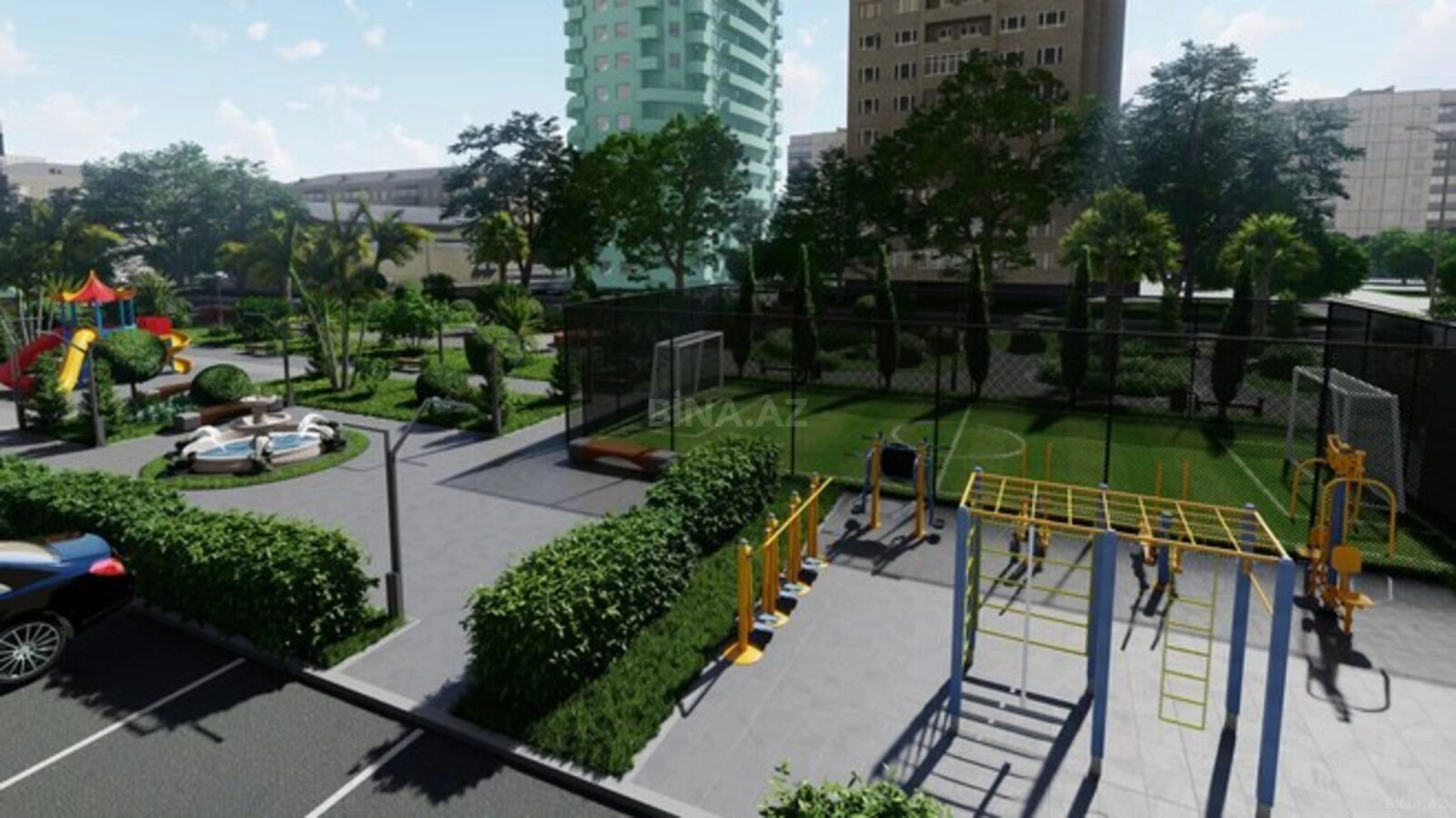 Satılır 2 otaqlı mənzil 51 m²