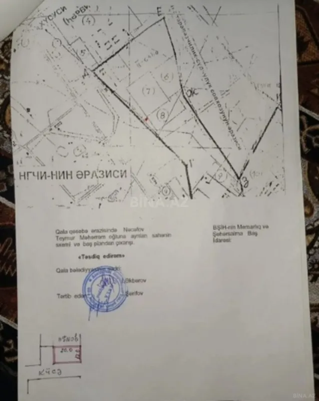 Satılır torpaq sahəsi 3.5 m²