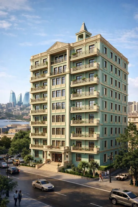 Satılır 1 otaqlı mənzil 43 m²