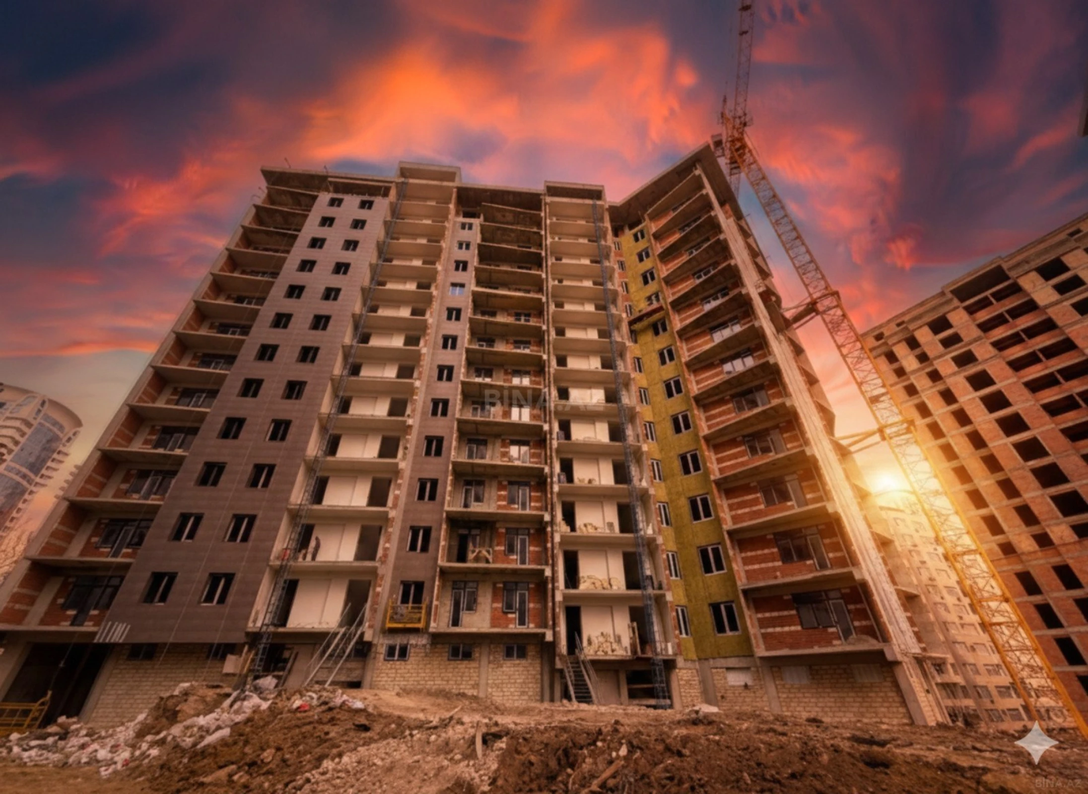 Satılır 2 otaqlı mənzil 60 m²