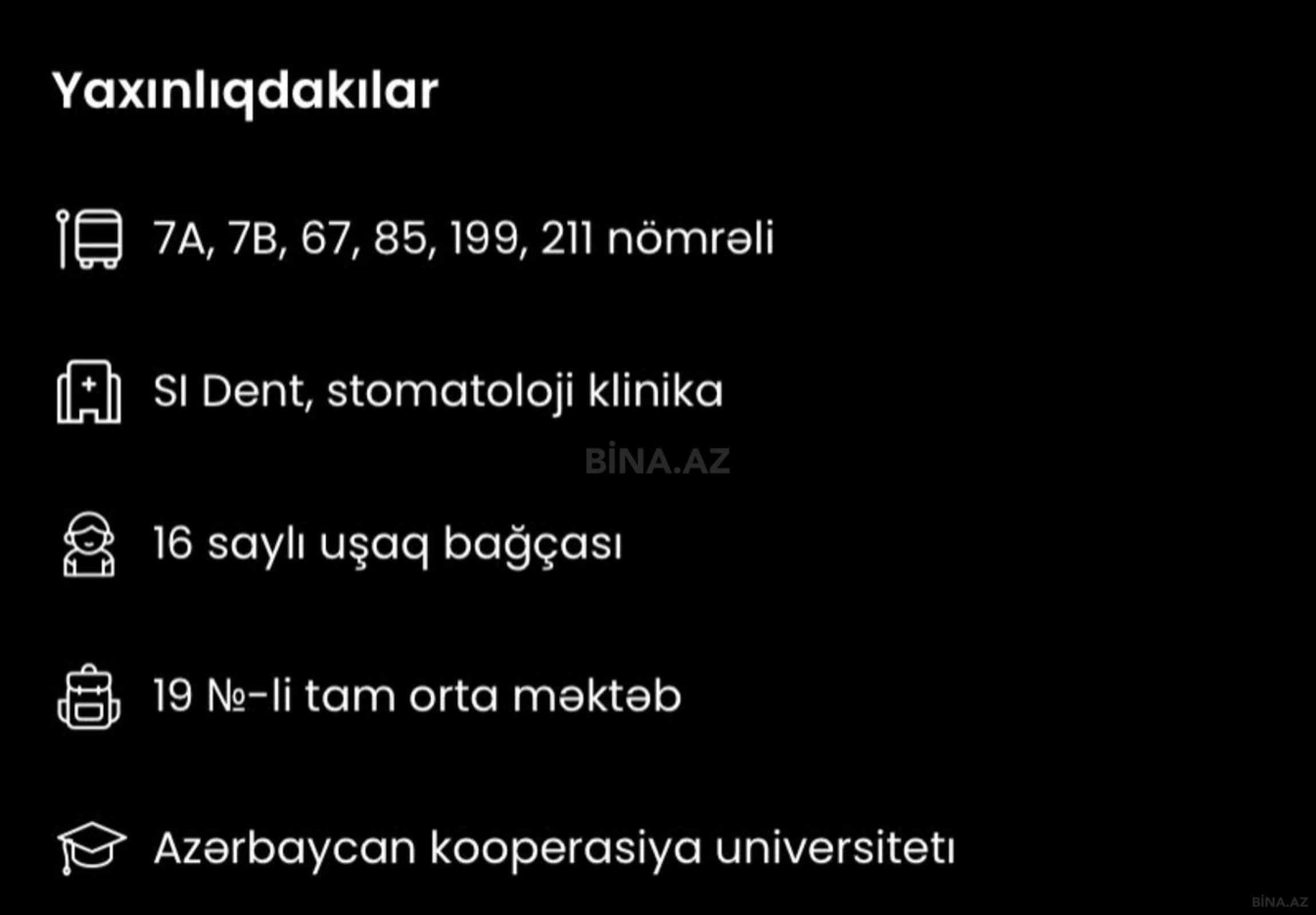 Kirayə verilir 3 otaqlı mənzil 60 m²