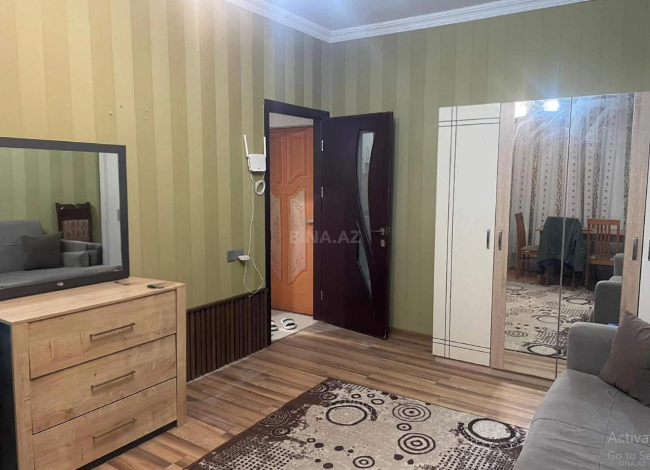 Kirayə verilir 2 otaqlı mənzil 45 m²