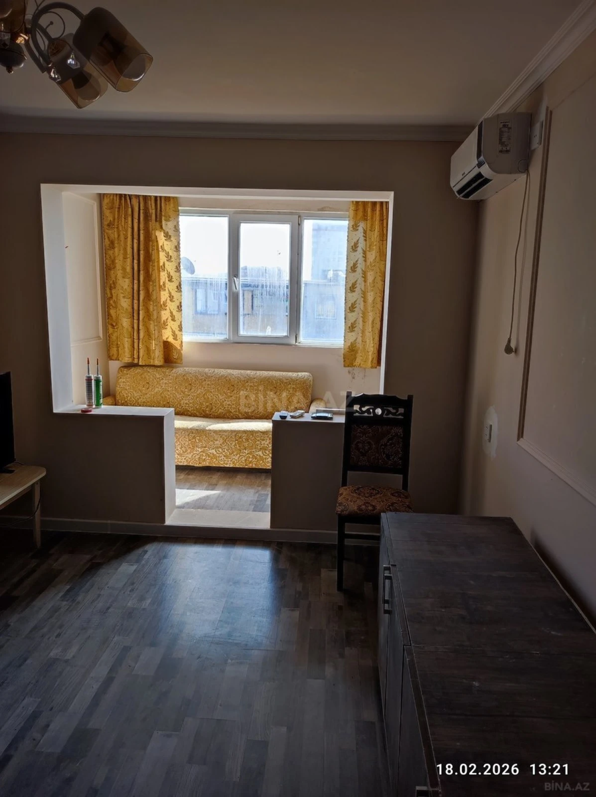 Kirayə verilir 1 otaqlı mənzil 35 m²