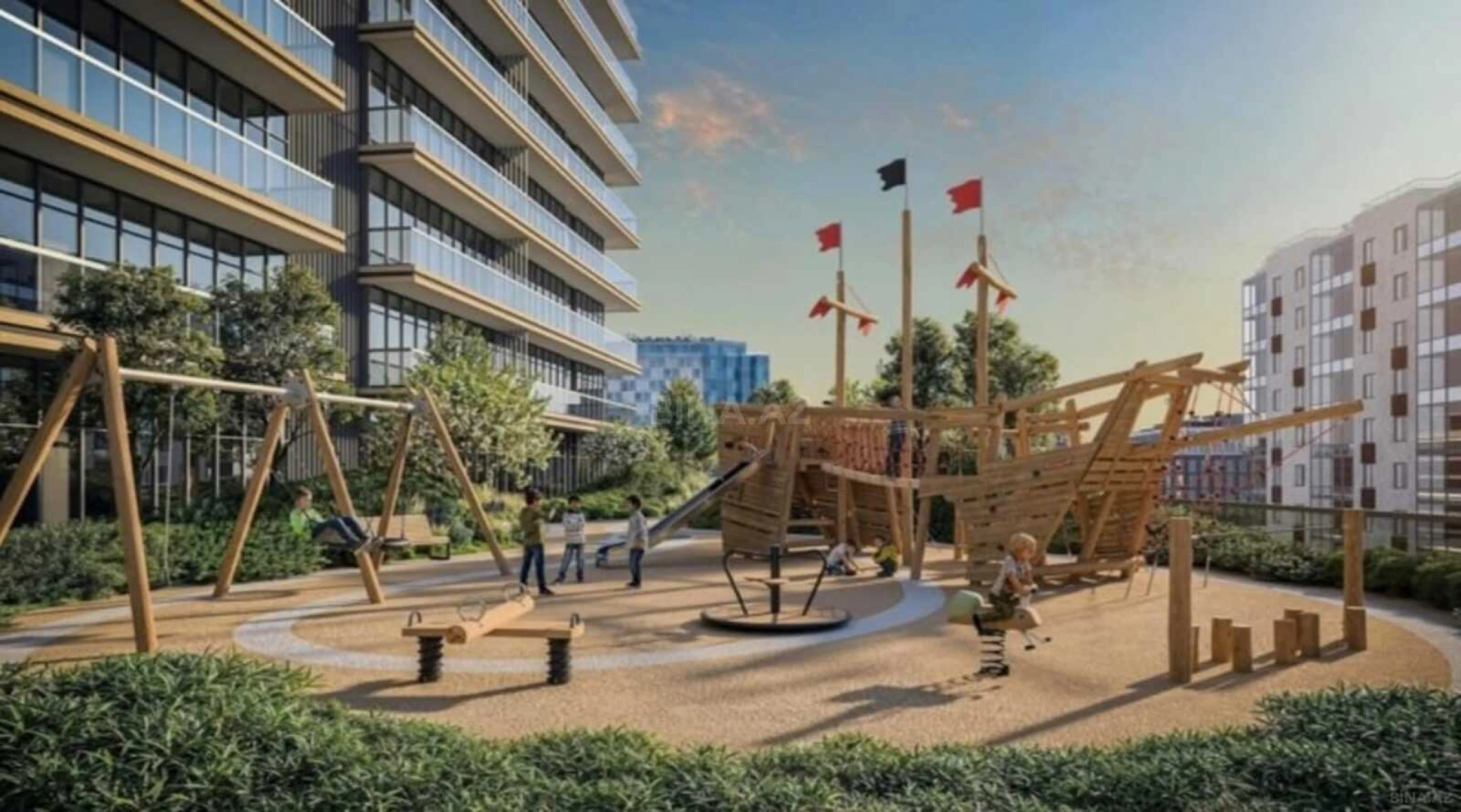 Satılır 2 otaqlı mənzil 96.7 m²