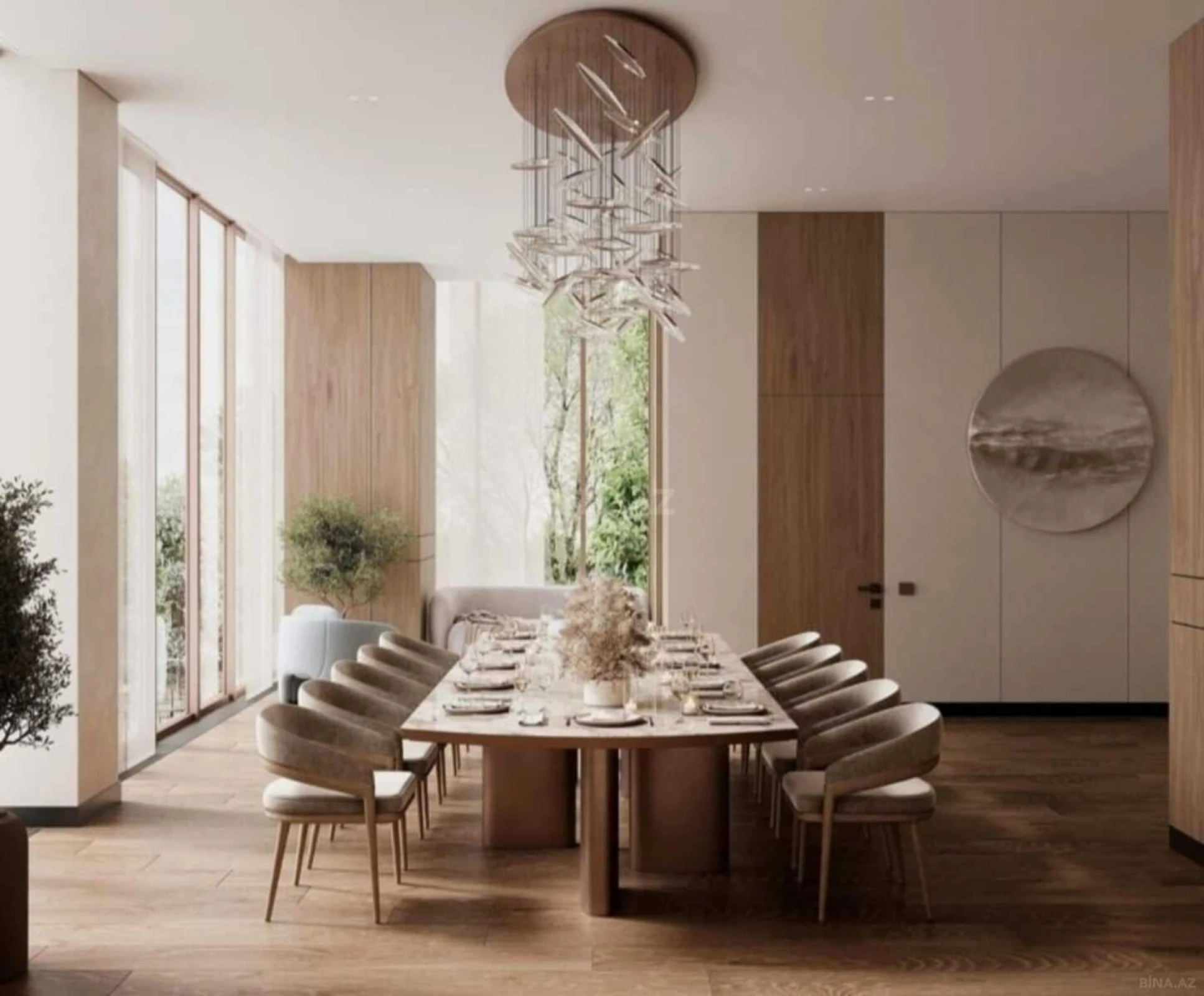 Satılır 3 otaqlı mənzil 190.7 m²