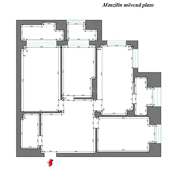 Satılır 3 otaqlı mənzil 110 m²